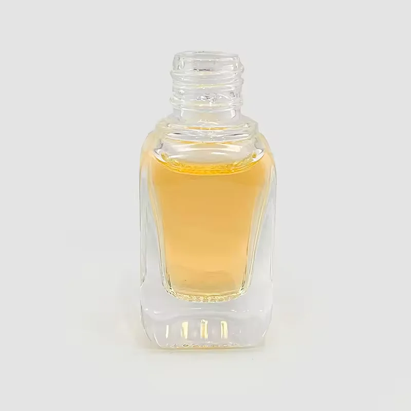 Clear Rectangular Glass Perfume Bottle with Pump Sprayer