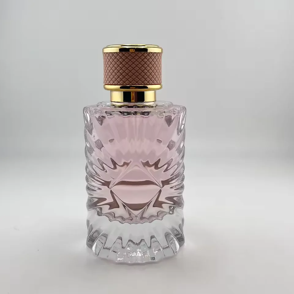 Cylindrical Glass Perfume Bottle