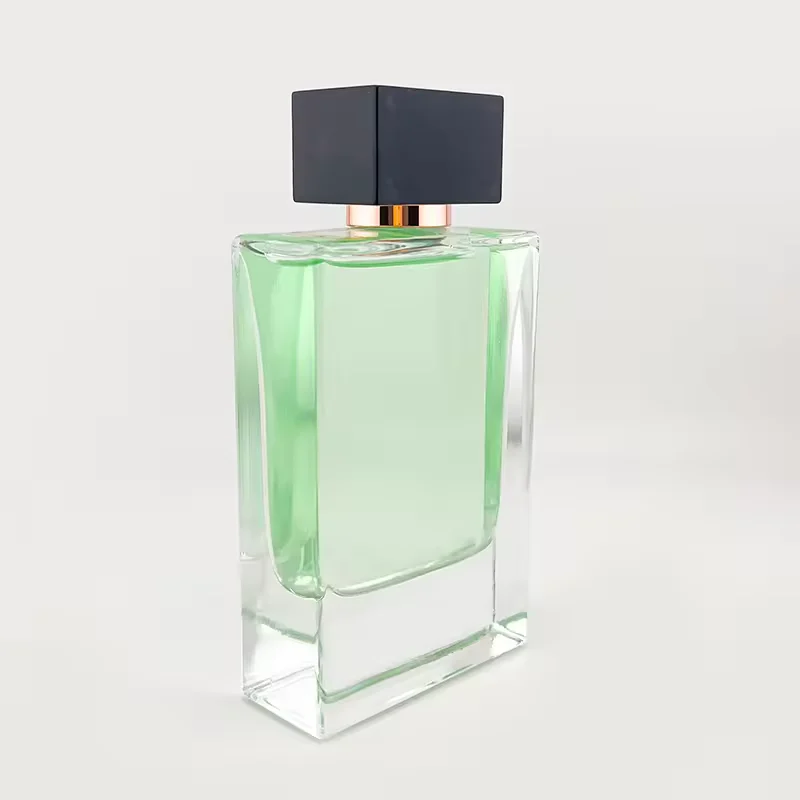 Clear Square Glass Perfume Bottle image 5