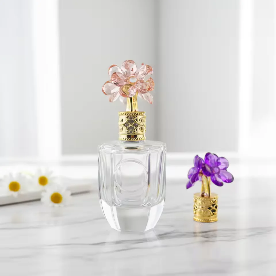 & Customized Glass Perfume Bottles with Pump Spray Seal & Luxury Perfume