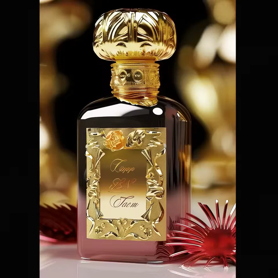 Frosted Glass Perfume Bottle with Refillable Design