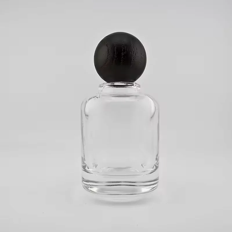 Cylindrical Glass Perfume Bottle with Gift Box
