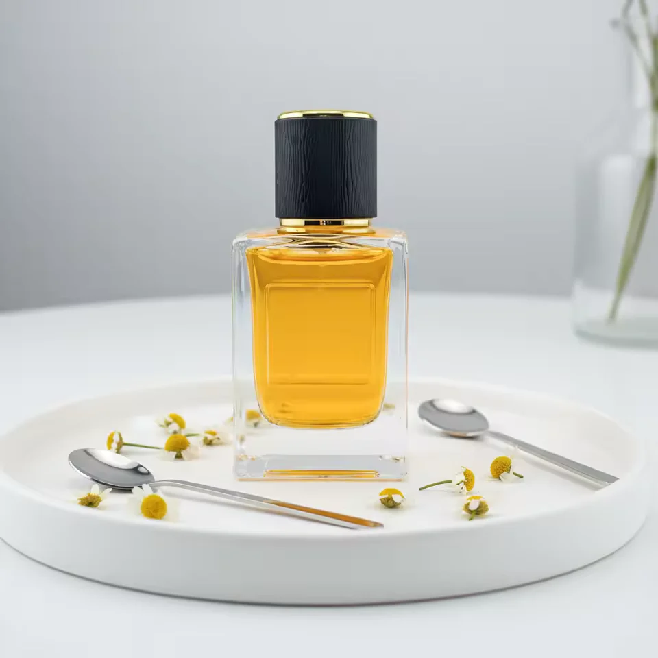 Rectangular Glass Perfume Bottle