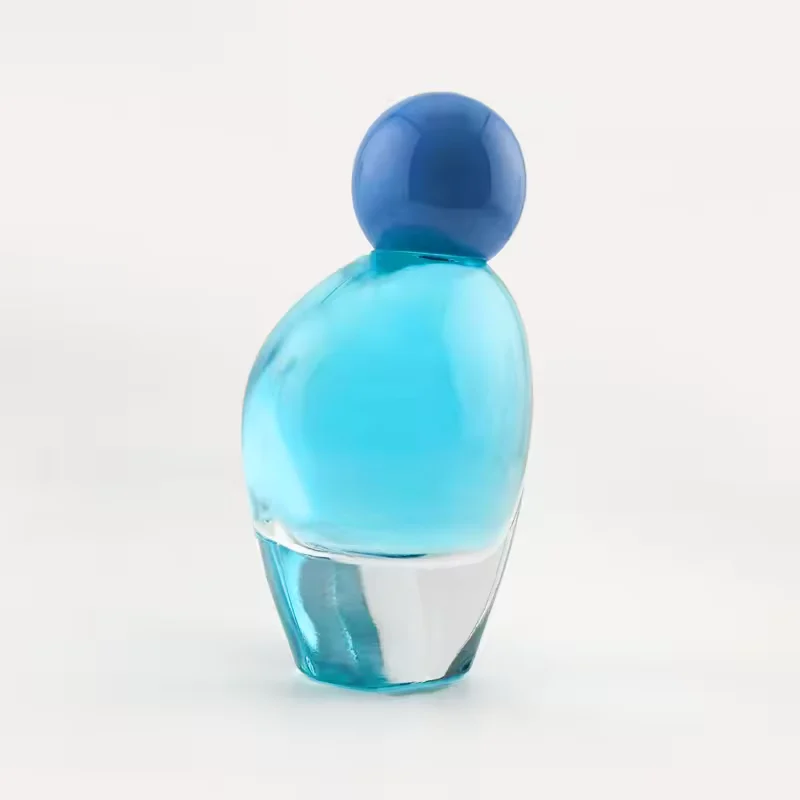Frosted Glass Perfume Bottle with Refillable Design