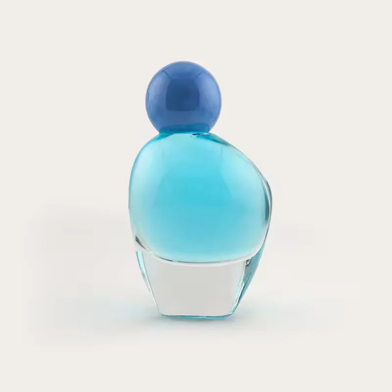 Clear Glass Perfume Bottle with Gift Box