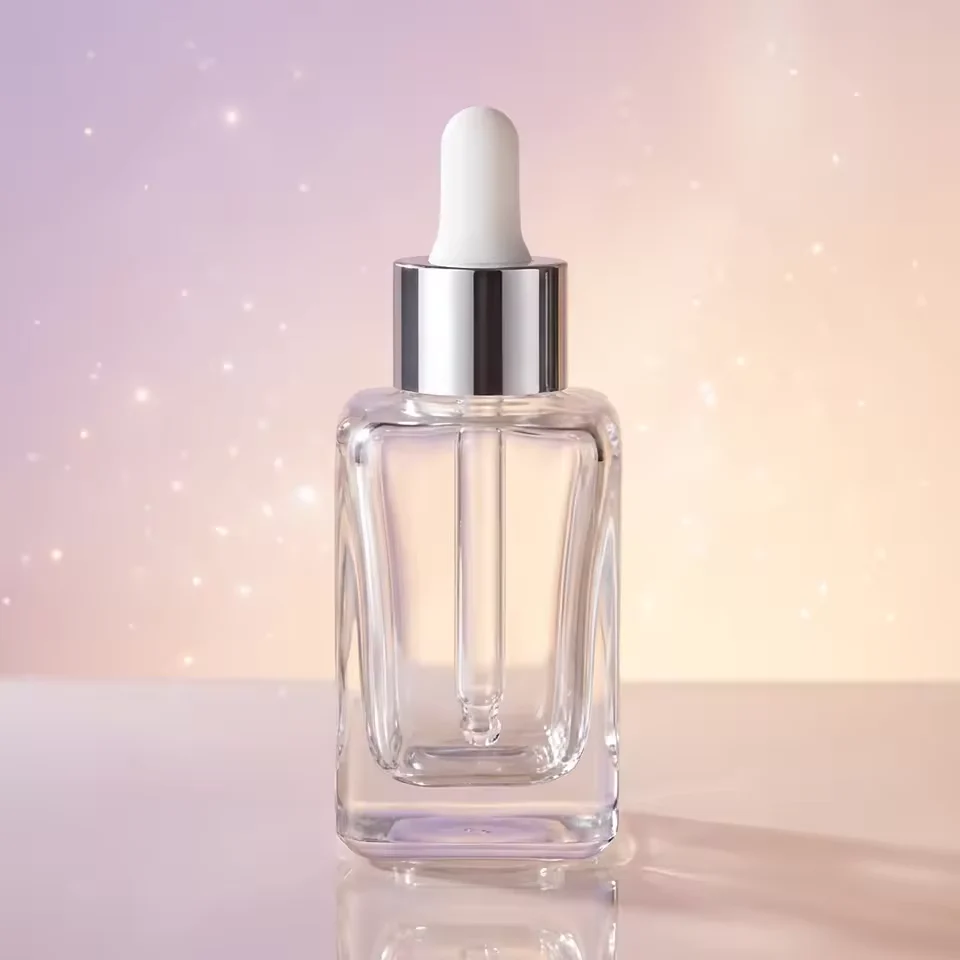 Luxury Glass Dropper Bottles with Pump Sprayer Cap Direct Price Hot-Selling