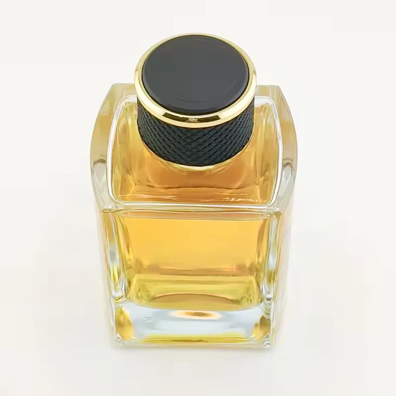 Black Square Glass Perfume Bottle image 5