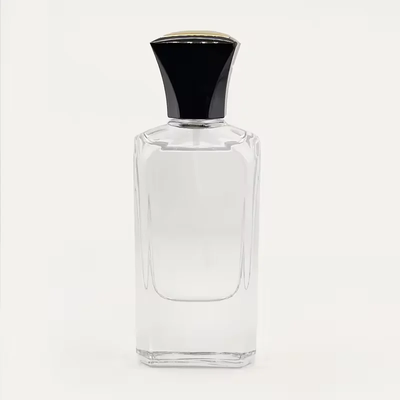 Black Square Glass Perfume Bottle