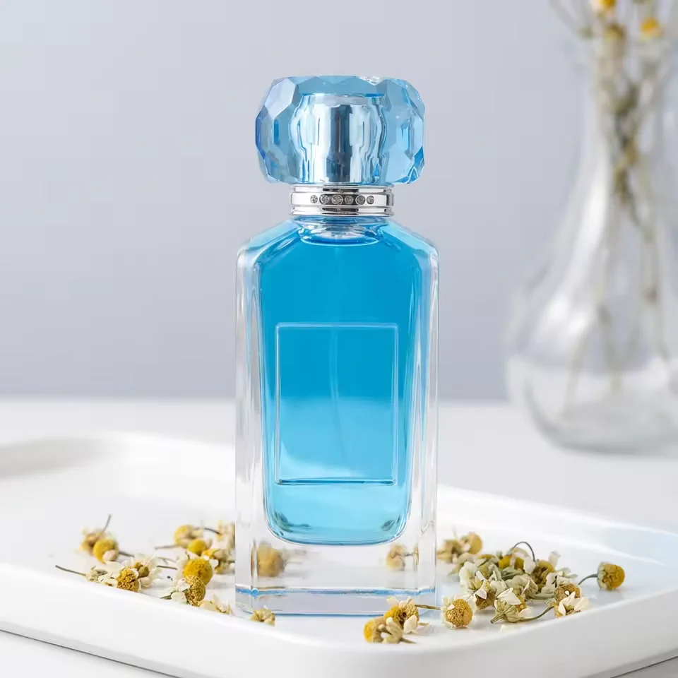 Rectangular Glass Perfume Bottle