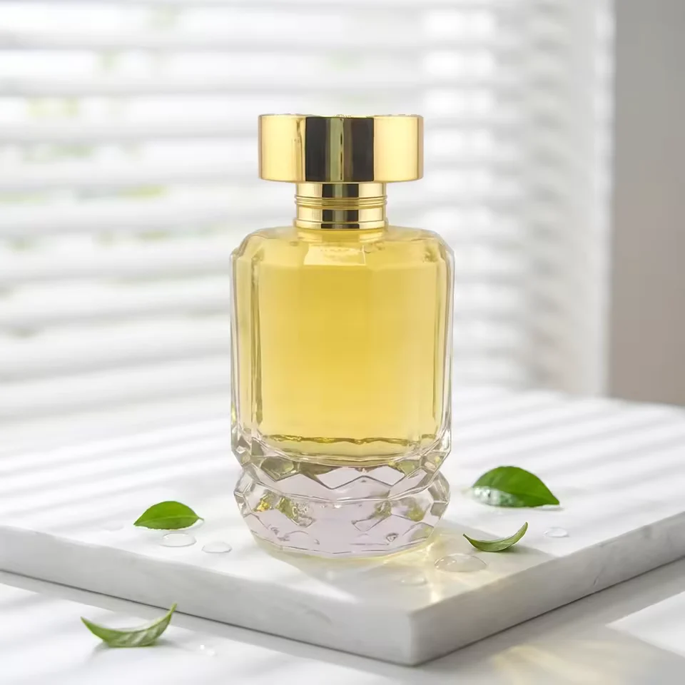 Luxury Empty Glass Perfume Bottles Fragrance Packaging with Crimp Sprayer &