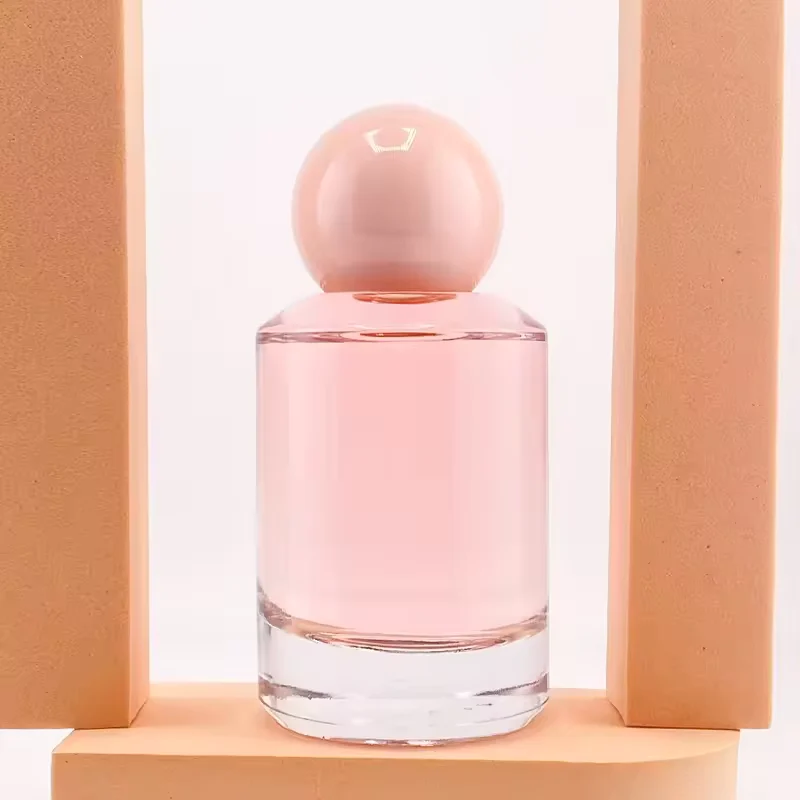 Clear Glass Perfume Bottle with Crimp Neck