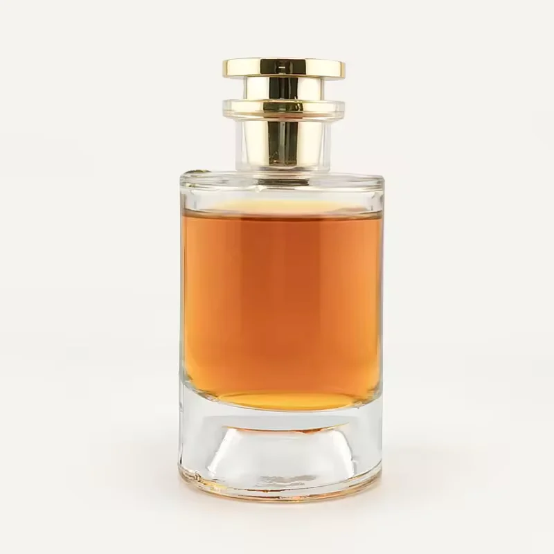 Cylindrical Glass Perfume Bottle