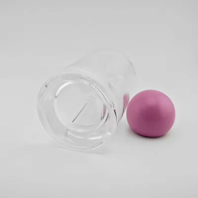 Clear Glass Perfume Bottle with Crimp Neck image 5
