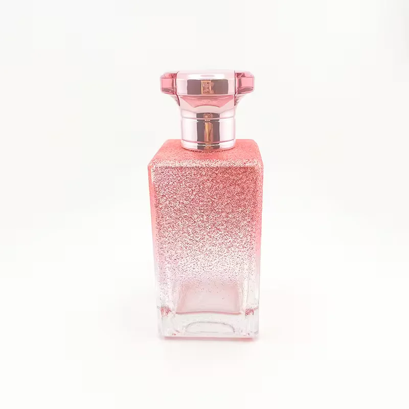 Gradient Square Glass Perfume Bottle