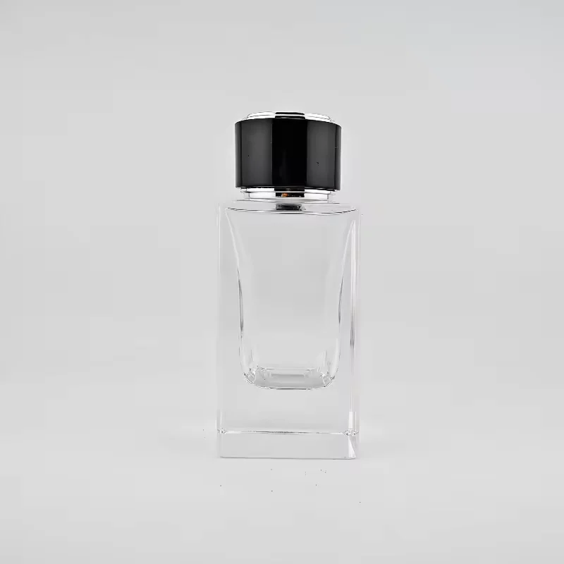Black Square Glass Perfume Bottle
