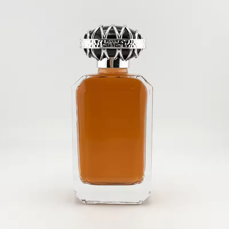 Custom Logo Luxury Design Glass Perfume Bottles with Pump Sprayer and Custom