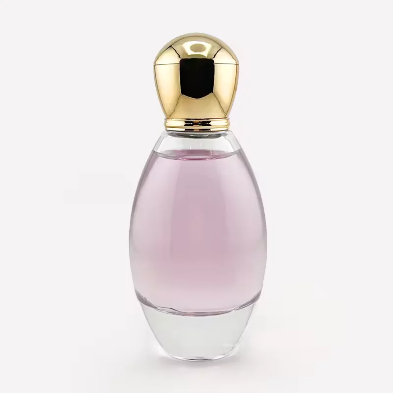 Round Glass Perfume Bottle