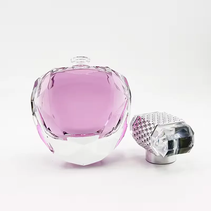 Hot Sales Custom Cosmetic Empty Heart Shape Perfume Glass Bottle - image 3