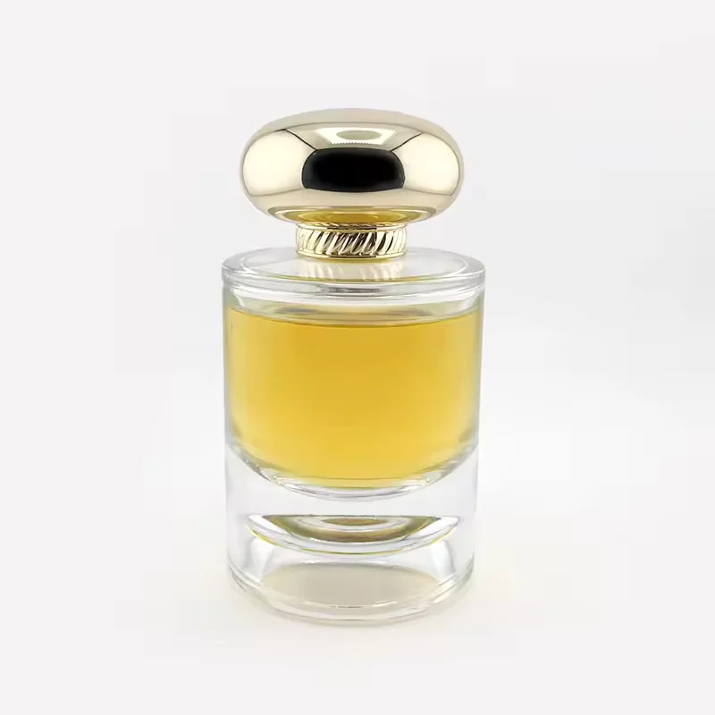 Cylindrical Glass Perfume Bottle