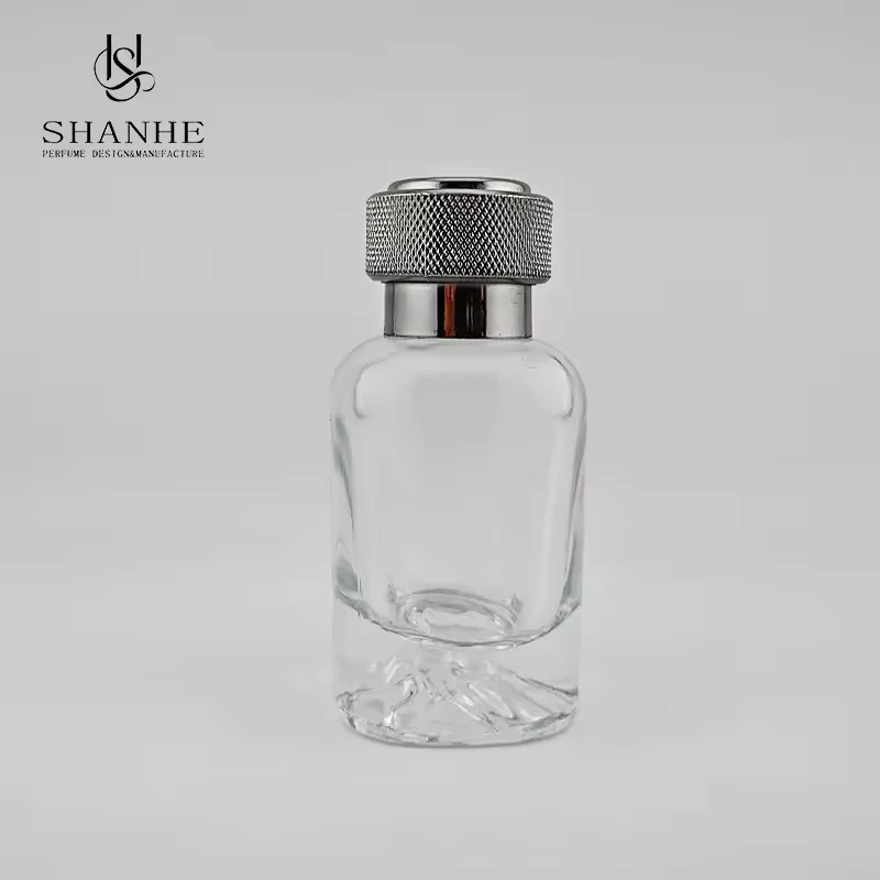 Red Glass Perfume Bottle