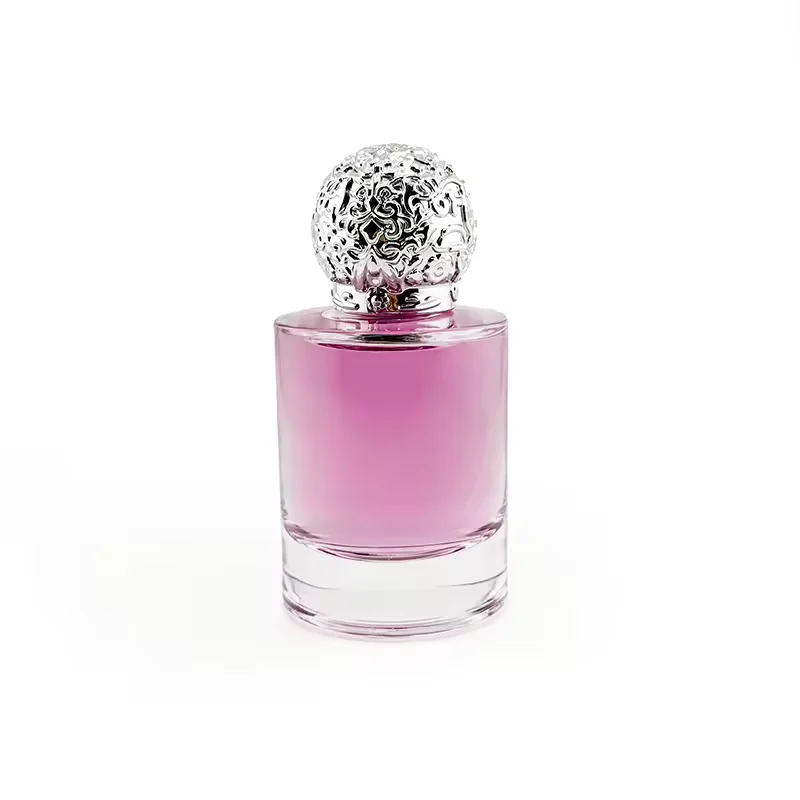 Cylindrical Glass Perfume Bottle