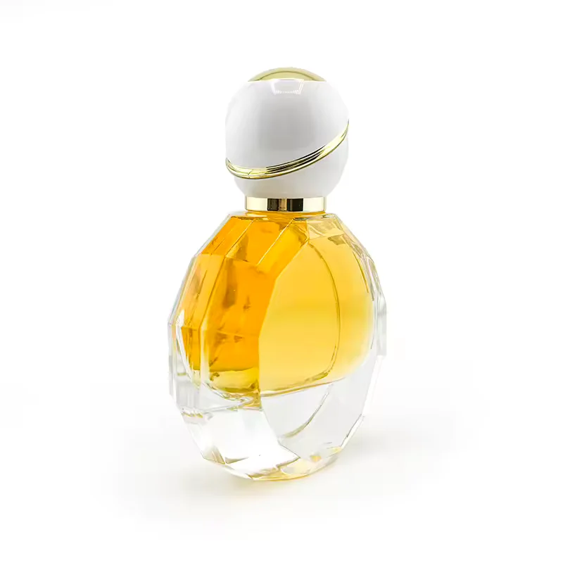 Red Glass Perfume Bottle with Pump Sprayer image 2