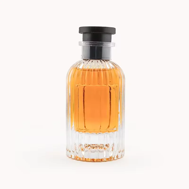 Black Glass Perfume Bottle with Custom Logo