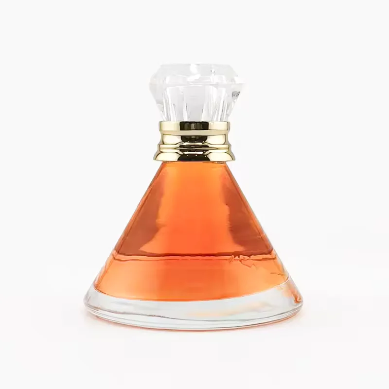 Red Glass Perfume Bottle
