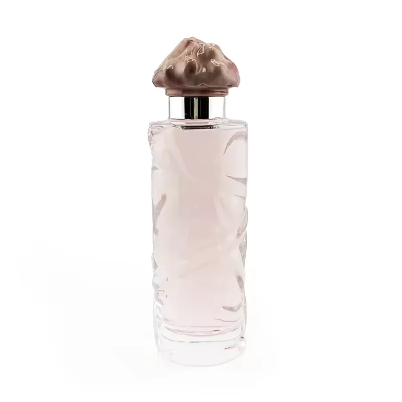 Cylindrical Glass Perfume Bottle