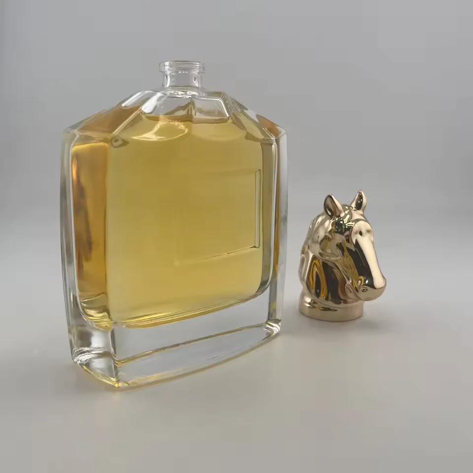 Clear Glass Perfume Bottle