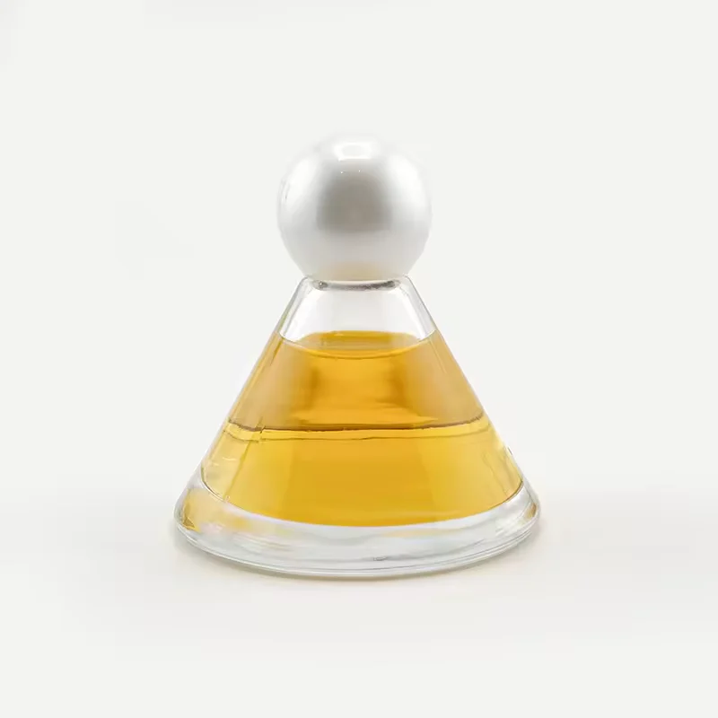 Red Glass Perfume Bottle