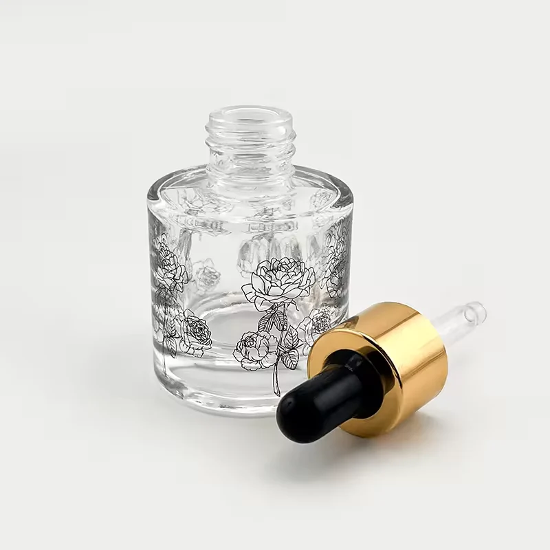 Luxury Customized Empty DropperPerfume Glass Bottle with Box