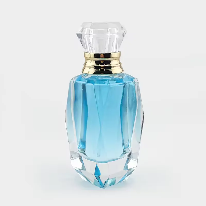 Cylindrical Glass Perfume Bottle