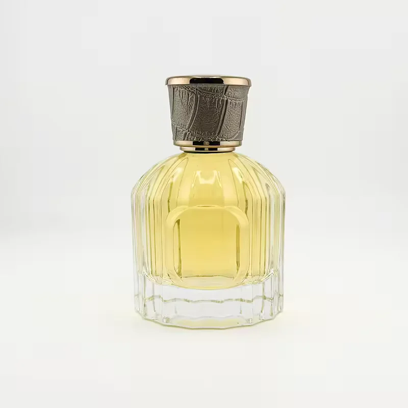 Round Glass Perfume Bottle with Refillable Design