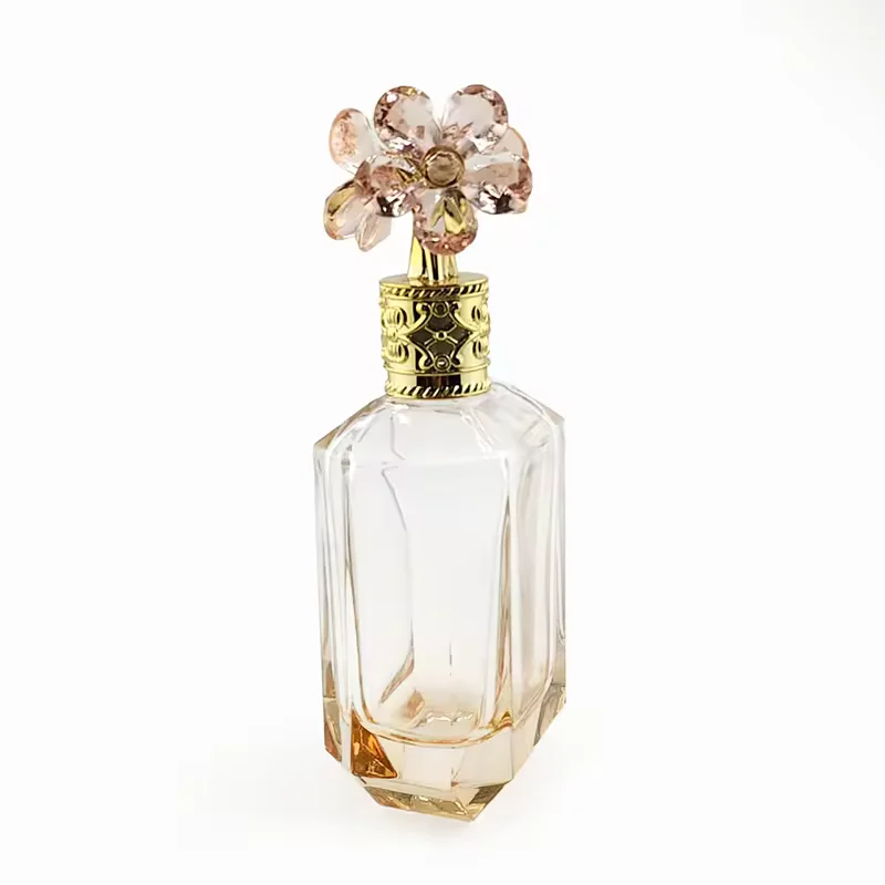 High-end Luxury Design Glass Perfume Bottle with Pump Sprayer Customized