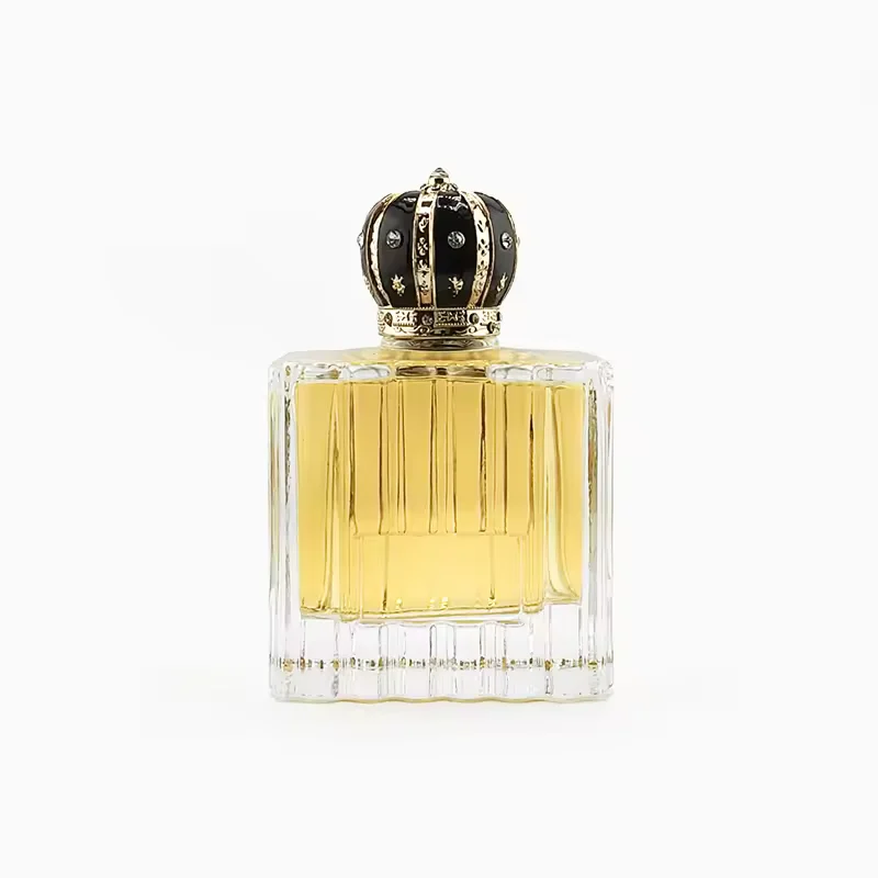 Black Square Glass Perfume Bottle