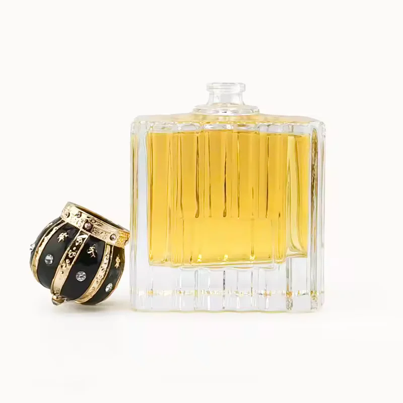 Thick Bottom Luxury Perfume Bottle Unique Design Empty Glass Perfume Bottle