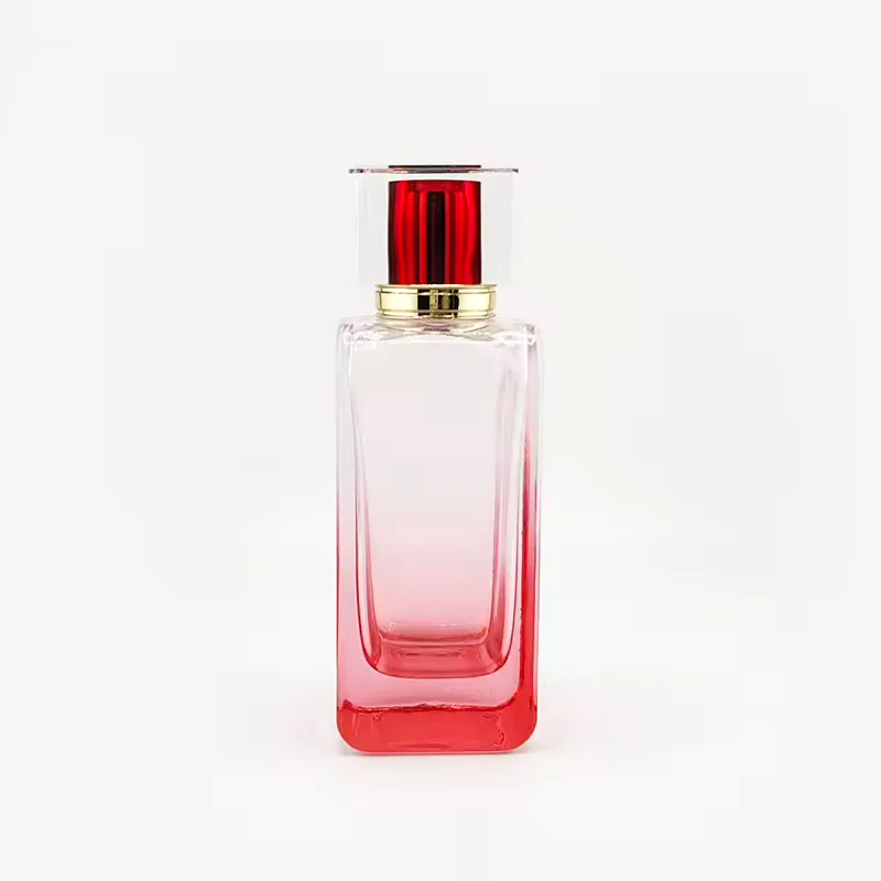 Gradient Square Glass Perfume Bottle