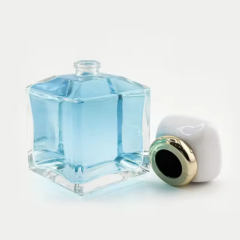 Square Glass Perfume Bottle with Custom Logo
