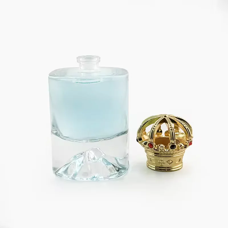 Cylindrical Glass Perfume Bottle with Pump Sprayer image 4