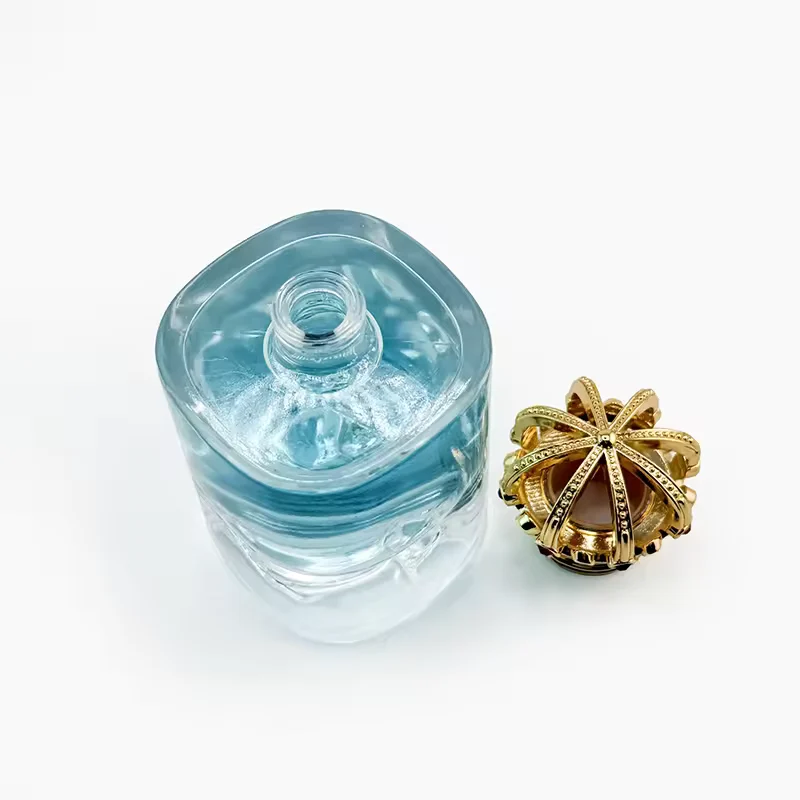 Cylindrical Glass Perfume Bottle with Pump Sprayer image 5