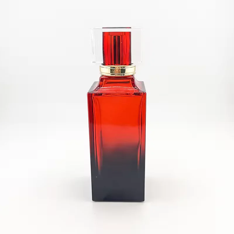 Gradient Square Glass Perfume Bottle