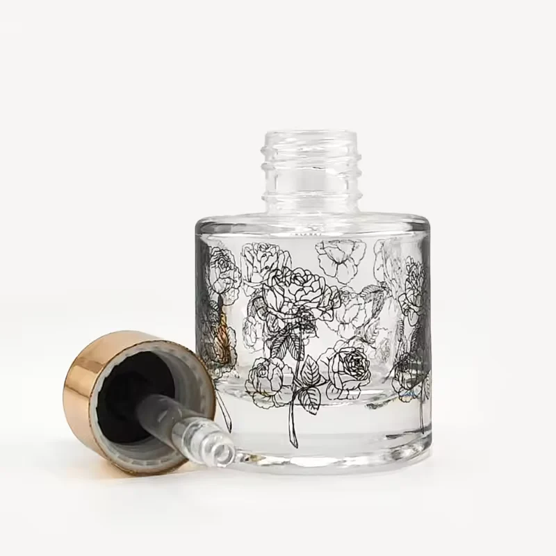 Luxury Crimp Neck Refillable Dropper Bottles with Packaging Pump Sprayer Cap image 5