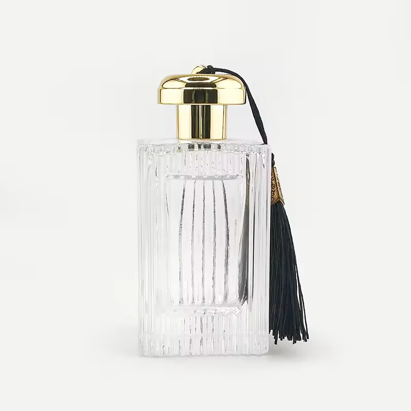 Luxury Perfume Bottle Glass Fragrance Bottle Plastic Lid Pump Sprayer Empty