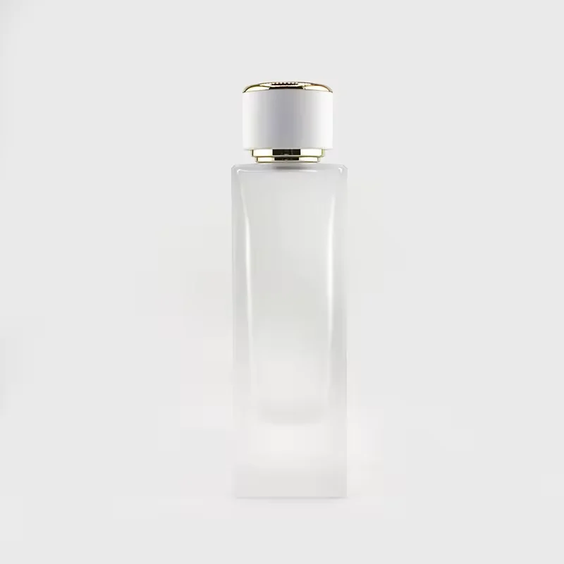 Frosted Square Glass Perfume Bottle