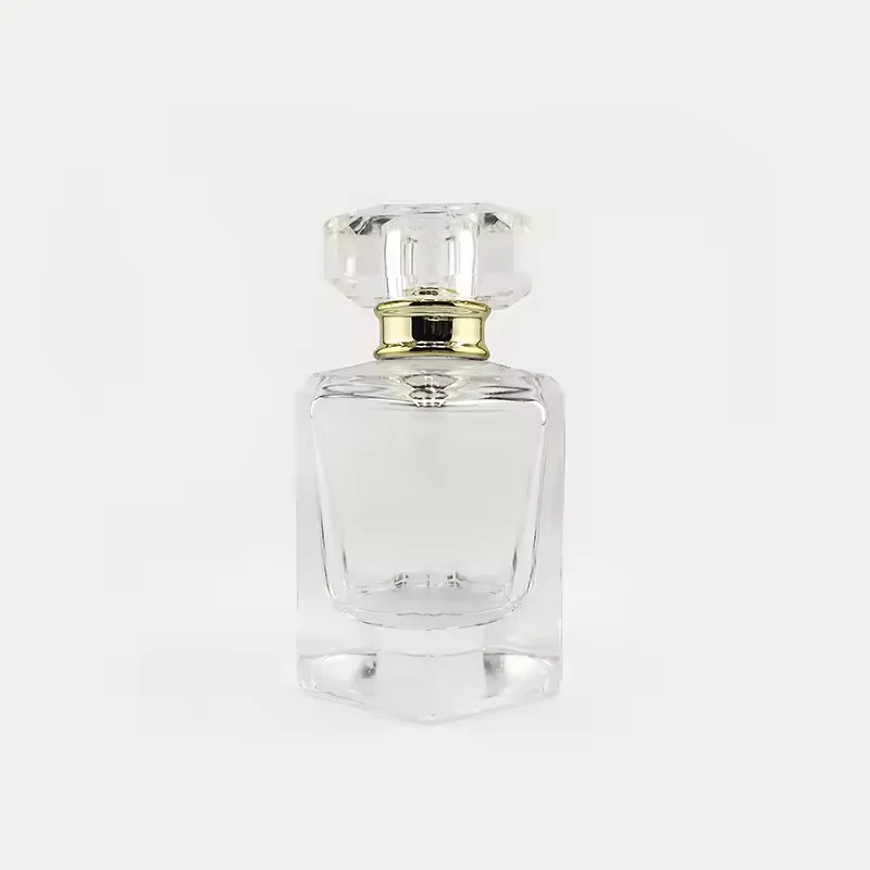 Clear Glass Perfume Bottle with Custom Logo