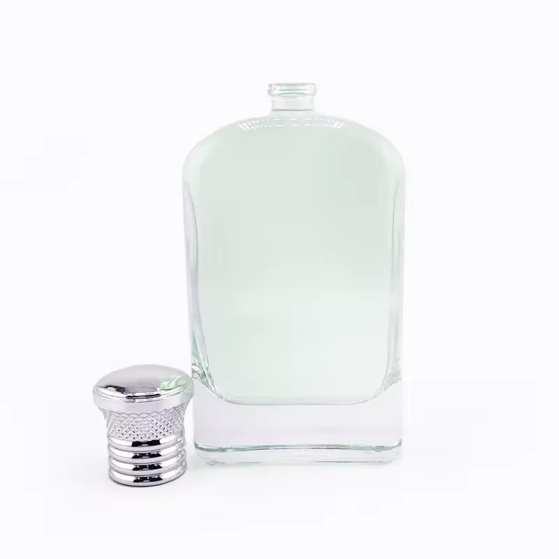 Frosted Glass Perfume Bottle with Pump Sprayer