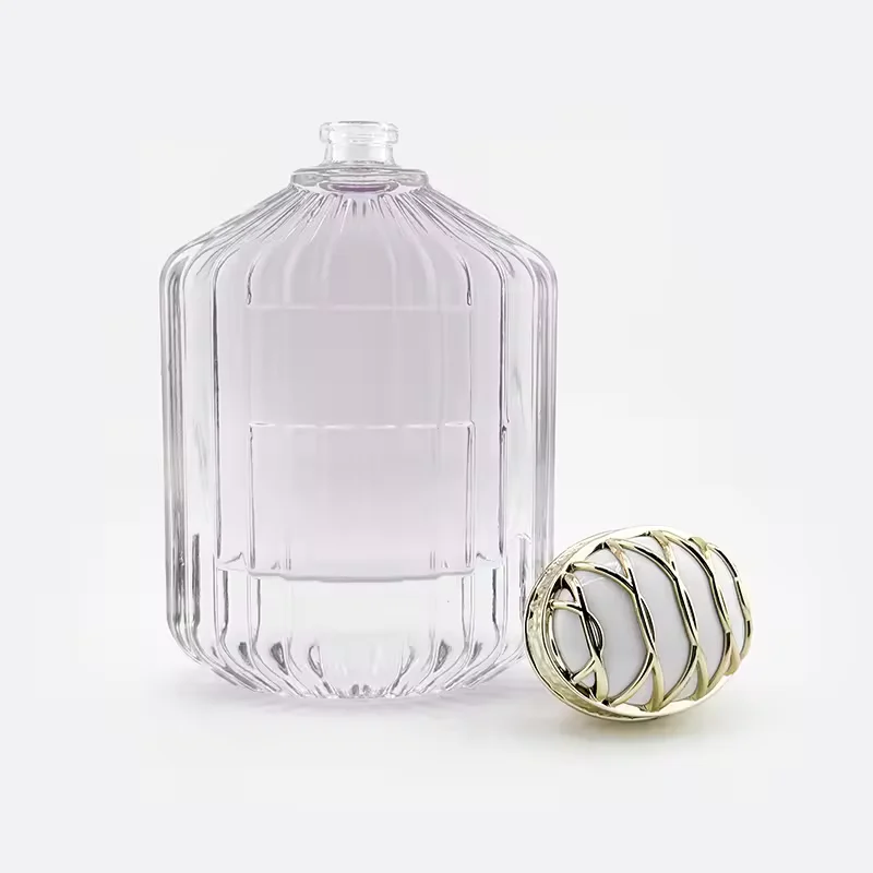 Red Glass Perfume Bottle