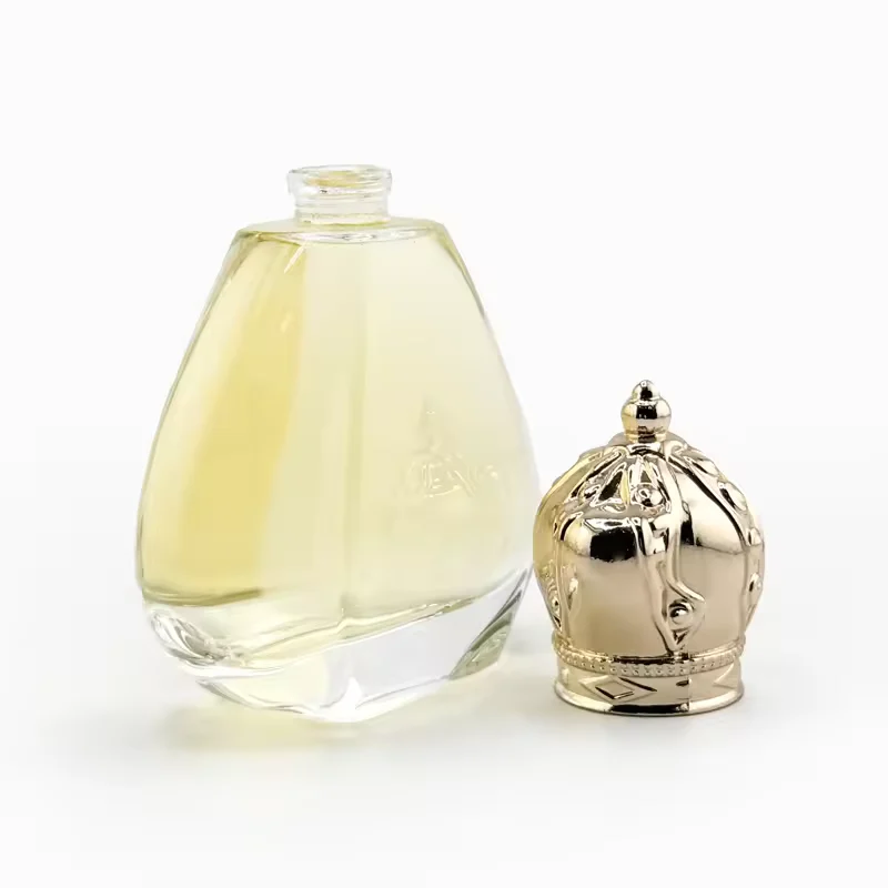 Maison Style Luxury Perfume Glass Bottles Crystal White Material Unique