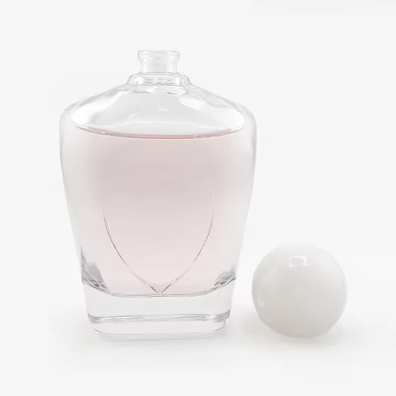 High-End Flat Perfume Bottles for Maison Fragrances Empty Glass Perfume